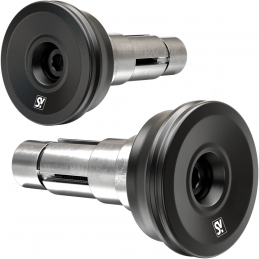 Circula bar-end mirror weights